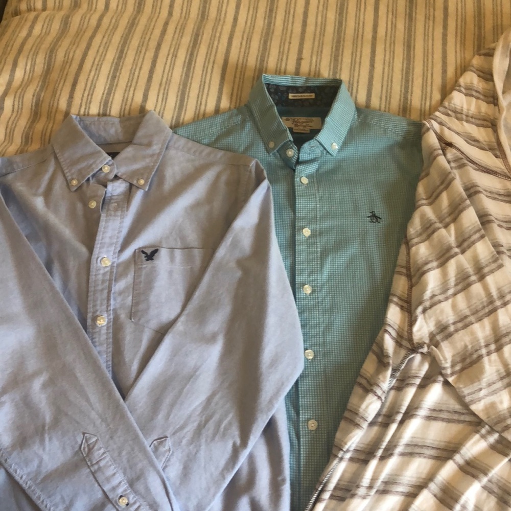 Men’s name brand shirts